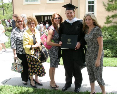 Evan's Graduation, Rollins College, 2008