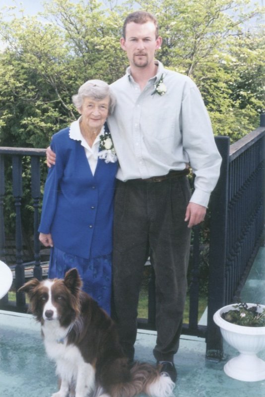 Me and Greta, Grandma and Derby... miss them a lot