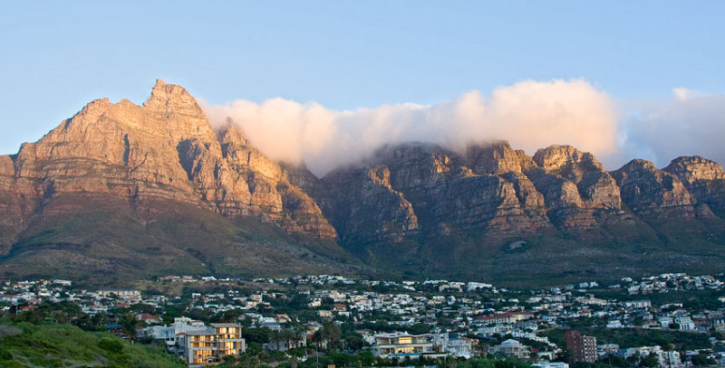 Table Mountain and Twelve Apostles Sunset