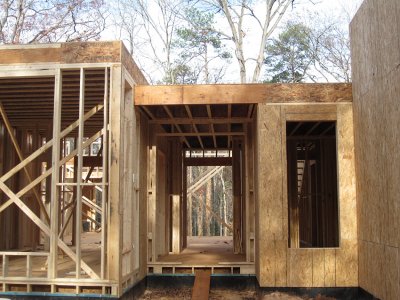 Day 50 -  Framing - Front Entry