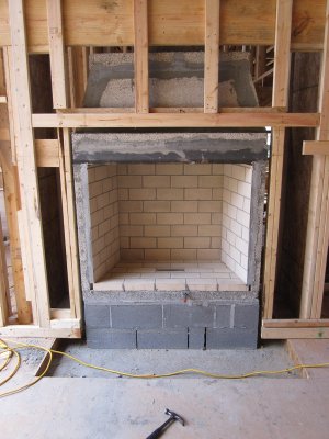 Day 65 - Fireplace Brick Complete