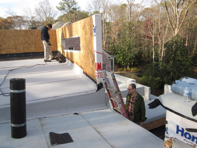 Day 67 - Checking Out The Roofing Progress