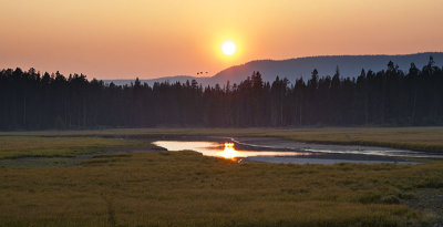 Yellowstone Sunset