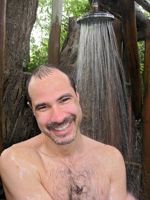 Loved the outdoor shower!