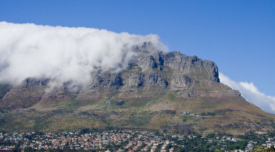 Table Mountain from Bo-Kaap neighborhood