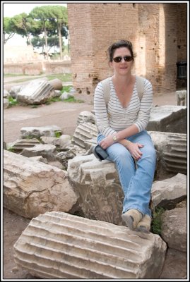 Laurie at Palatine Hill