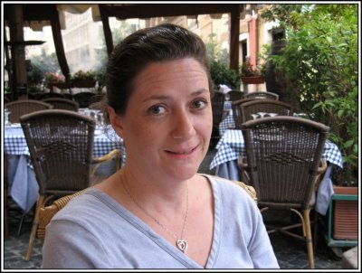 Laurie in Campo di Fiori