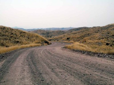 ON THE ROAD FROM WALVISBAY TO SOSSUSVLEI