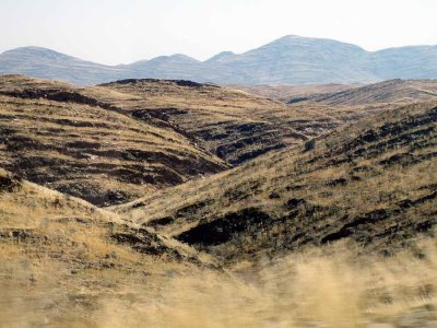 ON THE ROAD FROM WALVISBAY TO SOSSUSVLEI