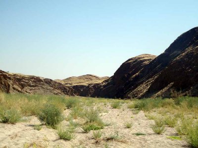 ON THE ROAD FROM WALVISBAY TO SOSSUSVLEI