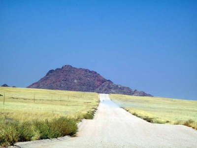 ON THE ROAD FROM WALVISBAY TO SOSSUSVLEI