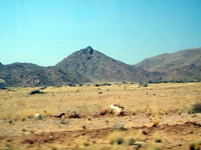 ON THE ROAD FROM WALVISBAY TO SOSSUSVLEI