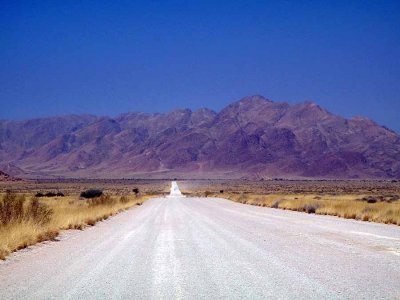 ON THE ROAD FROM WALVISBAY TO SOSSUSVLEI