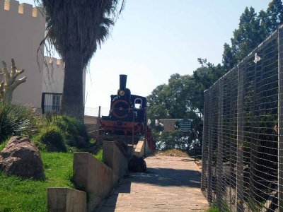 THE OLD TRAIN AT THE ALTE FESTE