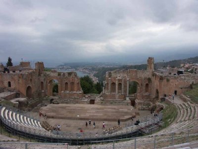 The old theater of Taormina
