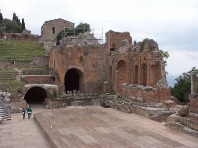 The old theater of Taormina