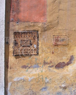 Wall detail Rome painterly