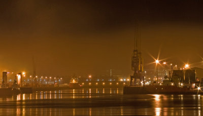 Night Shot - Aberdeen Harbour