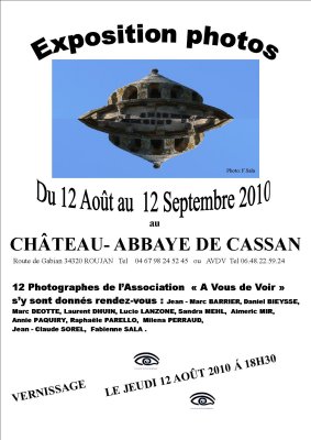 Affiche pour l'exposition  Cassan