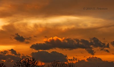 Great skies at dusk.