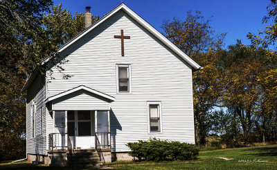 The Sciola church is still in good shape as the community still cares for it. A nice little scene as you drive the highway.
An image may be purchased at http://edward-peterson.artistwebsites.com/featured/sciola-baptist-church-1864-edward-peterson.html
The history of this church can be found at http://iagenweb.org/montgomery/church/sciolachurchhistory.htm