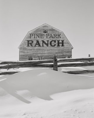 Barn and Snow, Colorado, 2000