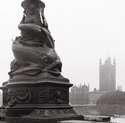 Parliament across the Thames, London, 1976