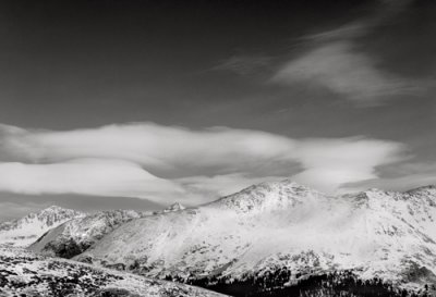 Mt. Elbert from Independence Pass, 1993