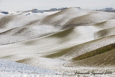 Siena: the Crete in winter