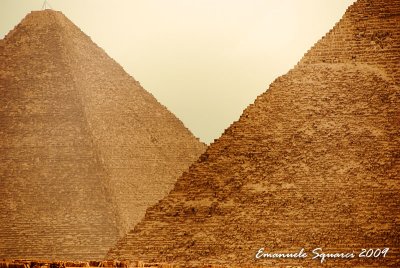 Great Pyramid and Pyramid of Chephren