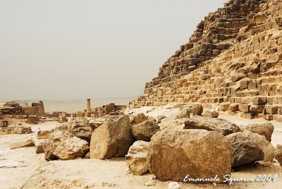 Pyramid of Mykerinos: detail