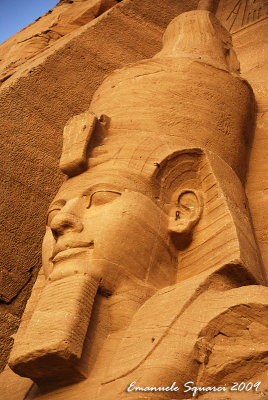 Ramesses II with thw double crown of Lower and Upper Egypt