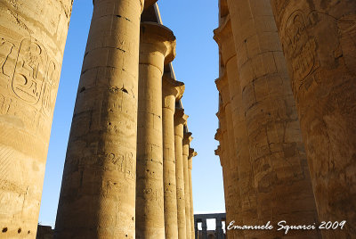 The Colonnade of  Amenhotep III's temple
