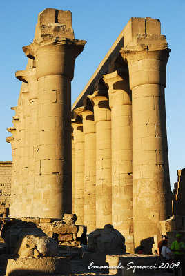 Amenhotep's colonnade from the peristyle court