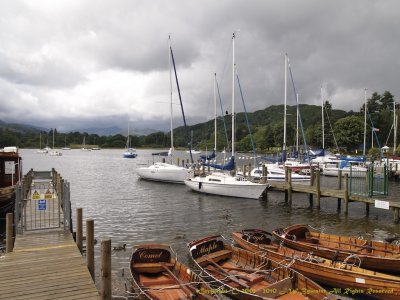 Yachts on Windemere at Ambleside