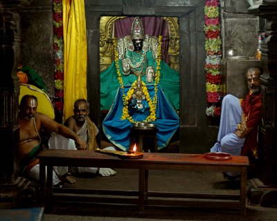 In the temple