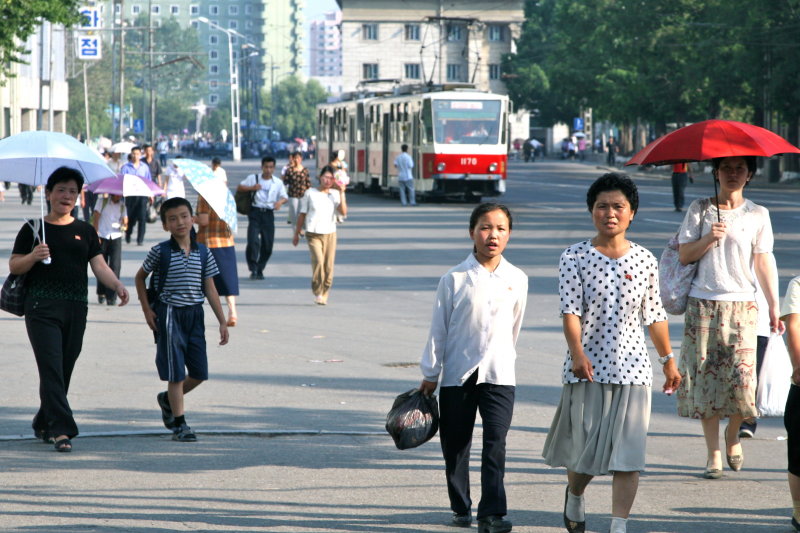 Pyongyang Street Scene