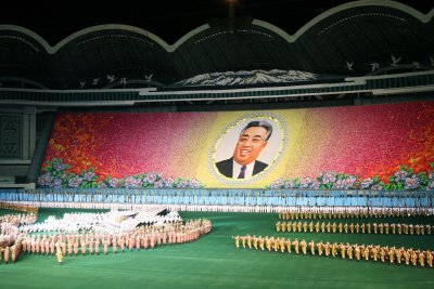 President Kim Il Sung display, P'yongyang