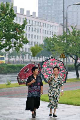 Colorful Umbrellas, P'yongyang
