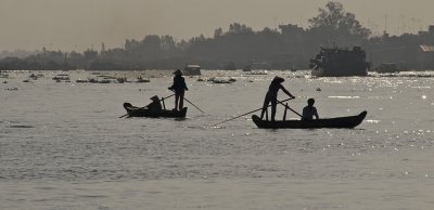  River Morning Chau Doc, Vietnam, January 2008