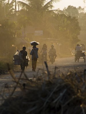 Dusty Afternoon Tan Chau, Vietnam, January, 2008