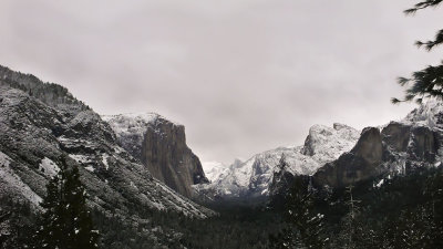 <B>Last Look</B> <BR><FONT SIZE=2>Yosemite National Park, February 2008</FONT>