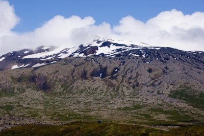Mountain Top Snaefellsjokull Glacier, Iceland - July 2009
