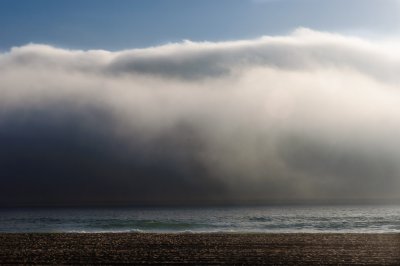 Late Day Fog Mission Beach, San Diego, California - September - 2010