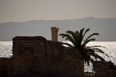 <B>Ruins on the Coast</B> <BR><FONT SIZE=2>Carthage, Tunisia - November - 2008</FONT>