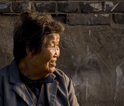 Smiling into the Light Pingyao, China - September, 2007