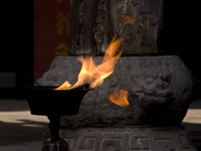 Flame Pingyao, China - September, 2007