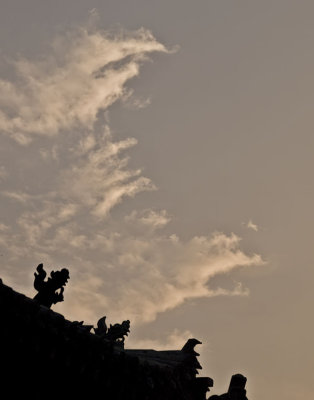 Sky Dragons Pingyao, China - September, 2007