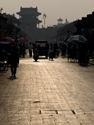 Late Light Pingyao, China - September, 2007