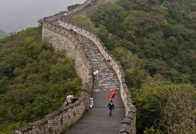 Runner Great Wall of China, September, 2007